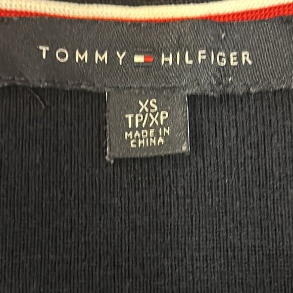 Tommy Hilfiger Navy Red White Blue Long Sleeve Button Down Cardigan Wom XS - Picture 9 of 10